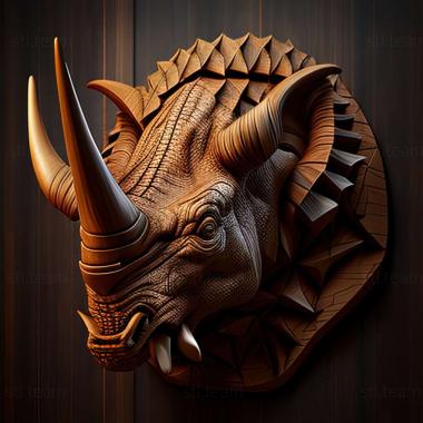 3D model Pentaceratops (STL)